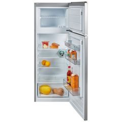 NordMende RFF265SL Top Mount Fridge Freezer Silver